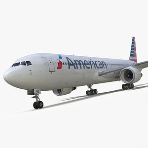 3D American Airlines Boeing 767-300