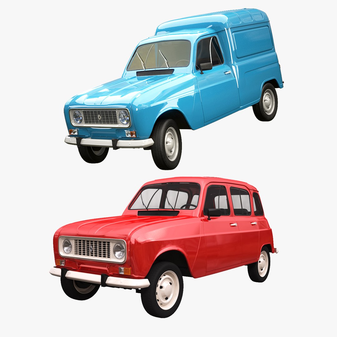 Renault 4 Collection 3D model https://p.turbosquid.com/ts-thumb/lA/cweq1z/EX/ren4/png/1712134752/1920x1080/fit_q87/d183a3b5ce1e50b5221d799ccdce87b8d0bdeed8/ren4.jpg