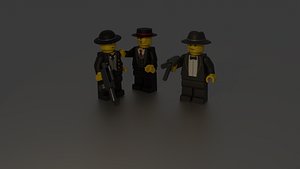 Free Low Poly Lego Toys 3D Models for Download