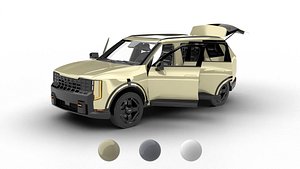 Kia Telluride X-Pro SX HQ 2027 3d model 3D model