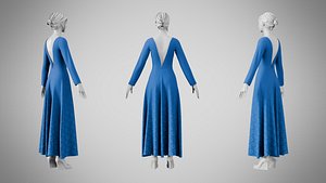 Dress 35 Tory Blue