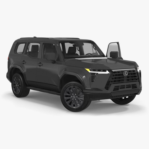 レクサス GX 550 プレミアム 2024 グレー リグド3Dモデル - TurboSquid 2144599