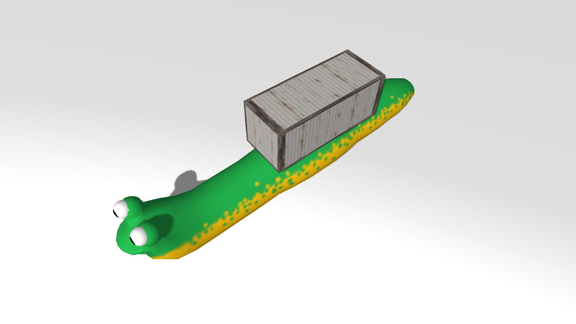 3D Cartoon slug with crate https://p.turbosquid.com/ts-thumb/lA/tCFLZw/LY/cartoon_slug_03/png/1646480589/1920x1080/fit_q87/fb5f81d00618baa817bcce9dd9fc725aaefabfd3/cartoon_slug_03.jpg
