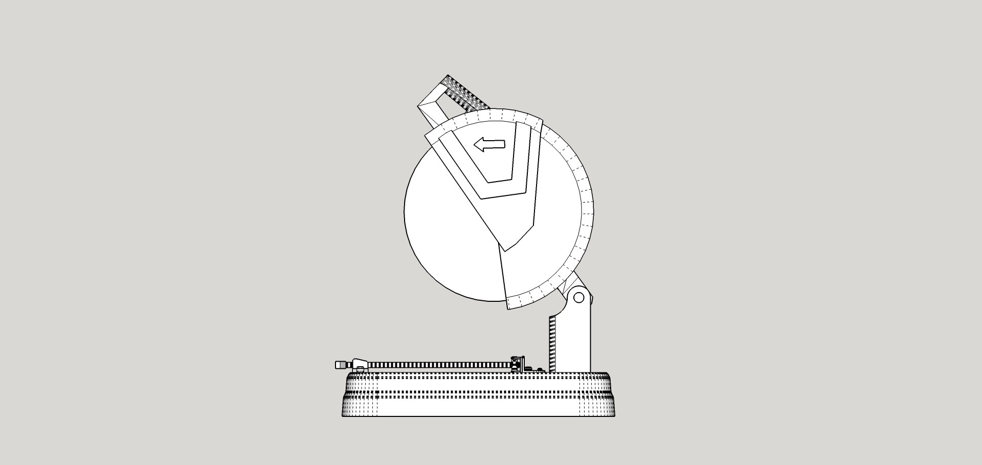 3D Chop Saw Model - TurboSquid 1366215