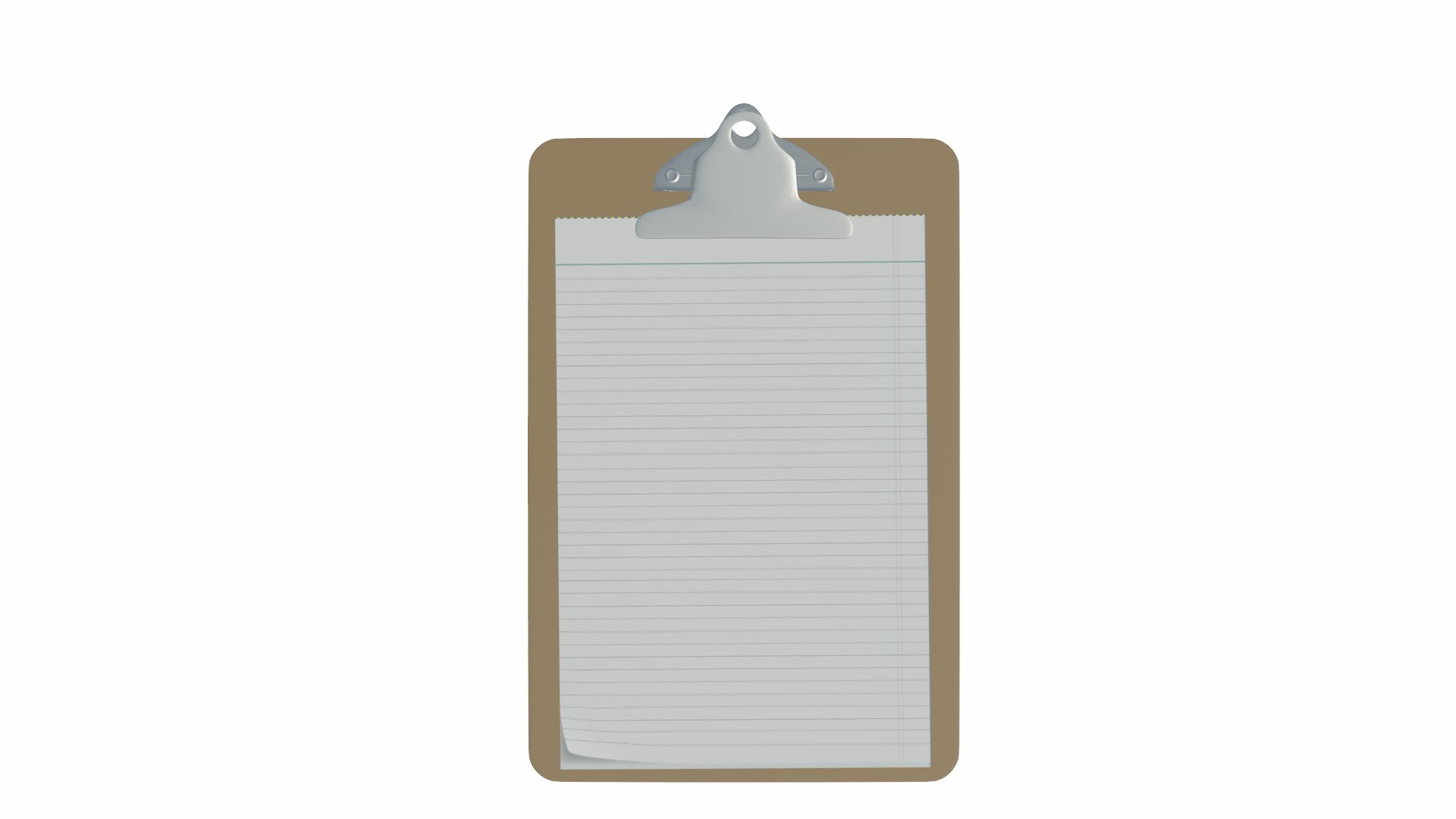 Clipboard Model - TurboSquid 1897494