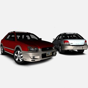 Subaru Impreza GGB Outback Sport AWD US-Spec 2004 3D model