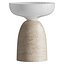 Aalborg Danish Marble Mushroom Bedside Lamp
