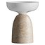 Aalborg Danish Marble Mushroom Bedside Lamp
