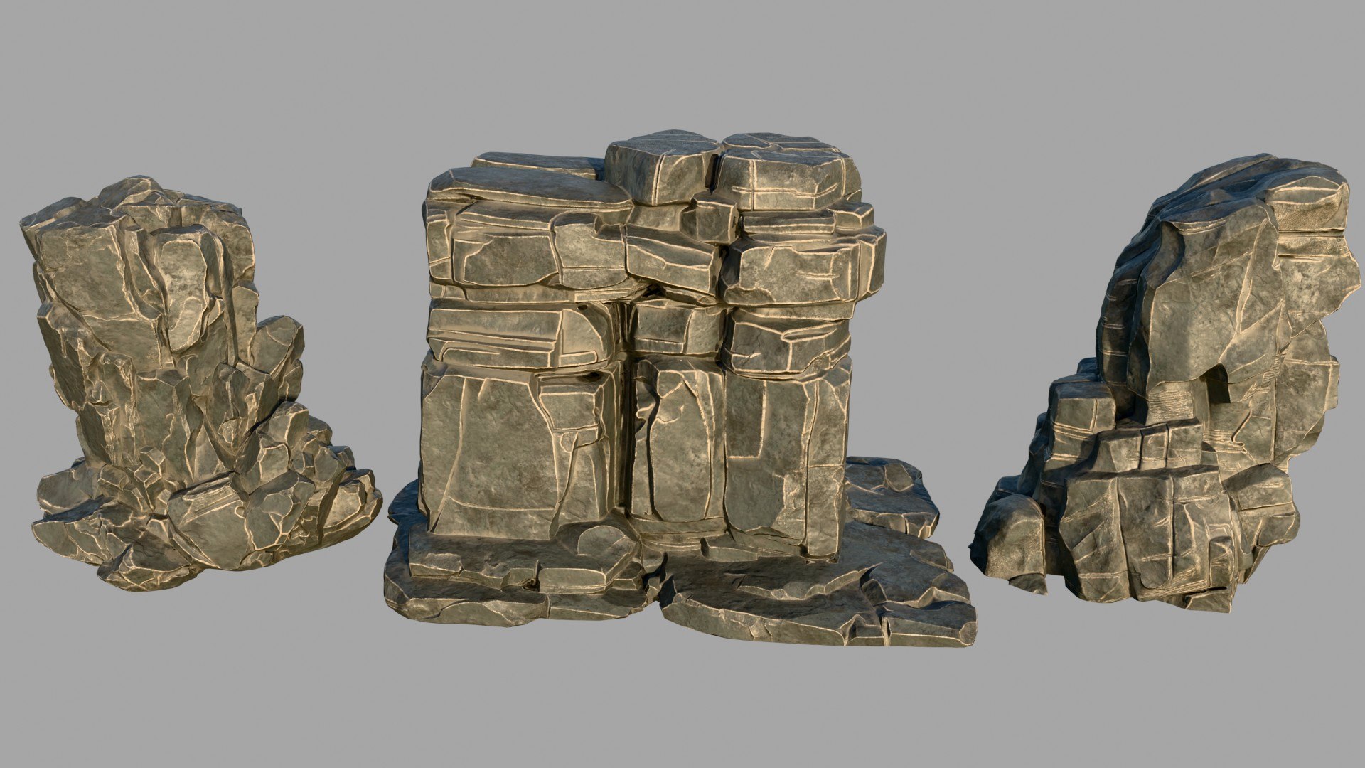 3D Low Poly black Rock Pack model https://p.turbosquid.com/ts-thumb/lB/Nnf4Ub/Ee/blcrockpack11/jpg/1785165605/1920x1080/fit_q87/9f83d766d241401262780fa3967c4732943f9162/blcrockpack11.jpg