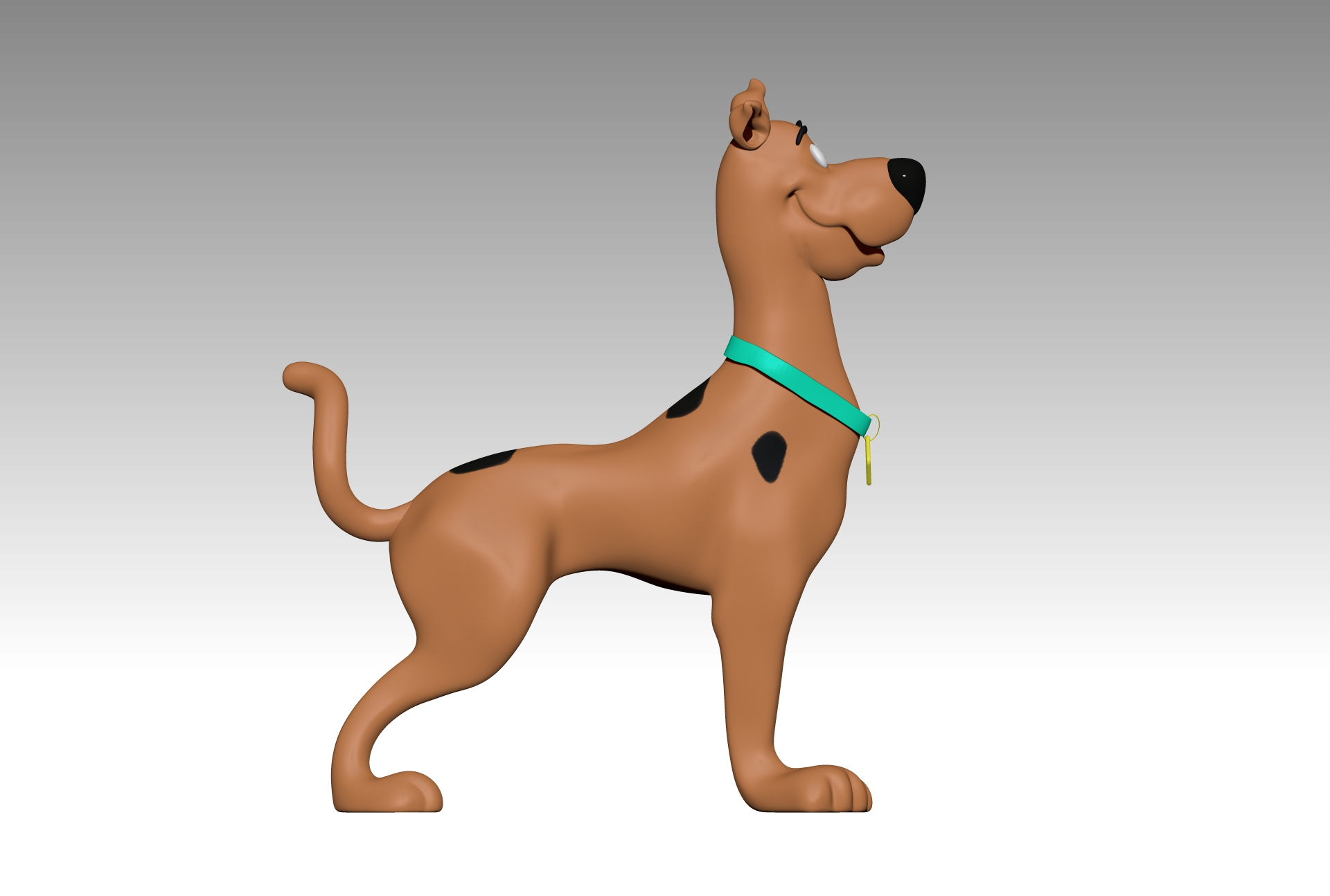 Scooby Doo Standing 3d Model Turbosquid 1691702