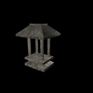 japonese altar 3d model