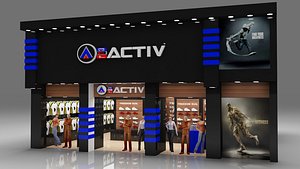 Shop and Store Cloth and shoes 2018 - Vray