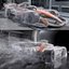 F1 McLaren MCL40 mit animierter Windkanalströmung (VDB für Blender)