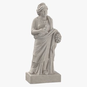 Roman Demeter Statue 3D model