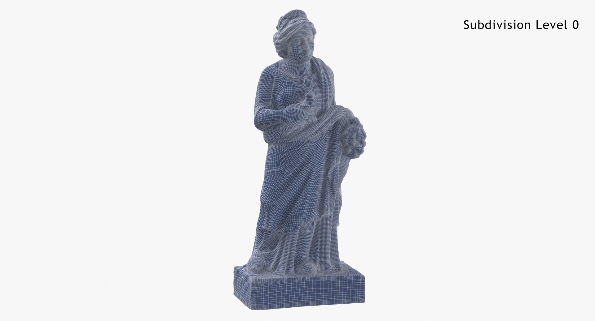 Roman Demeter Statue 3D Model - TurboSquid 2191952