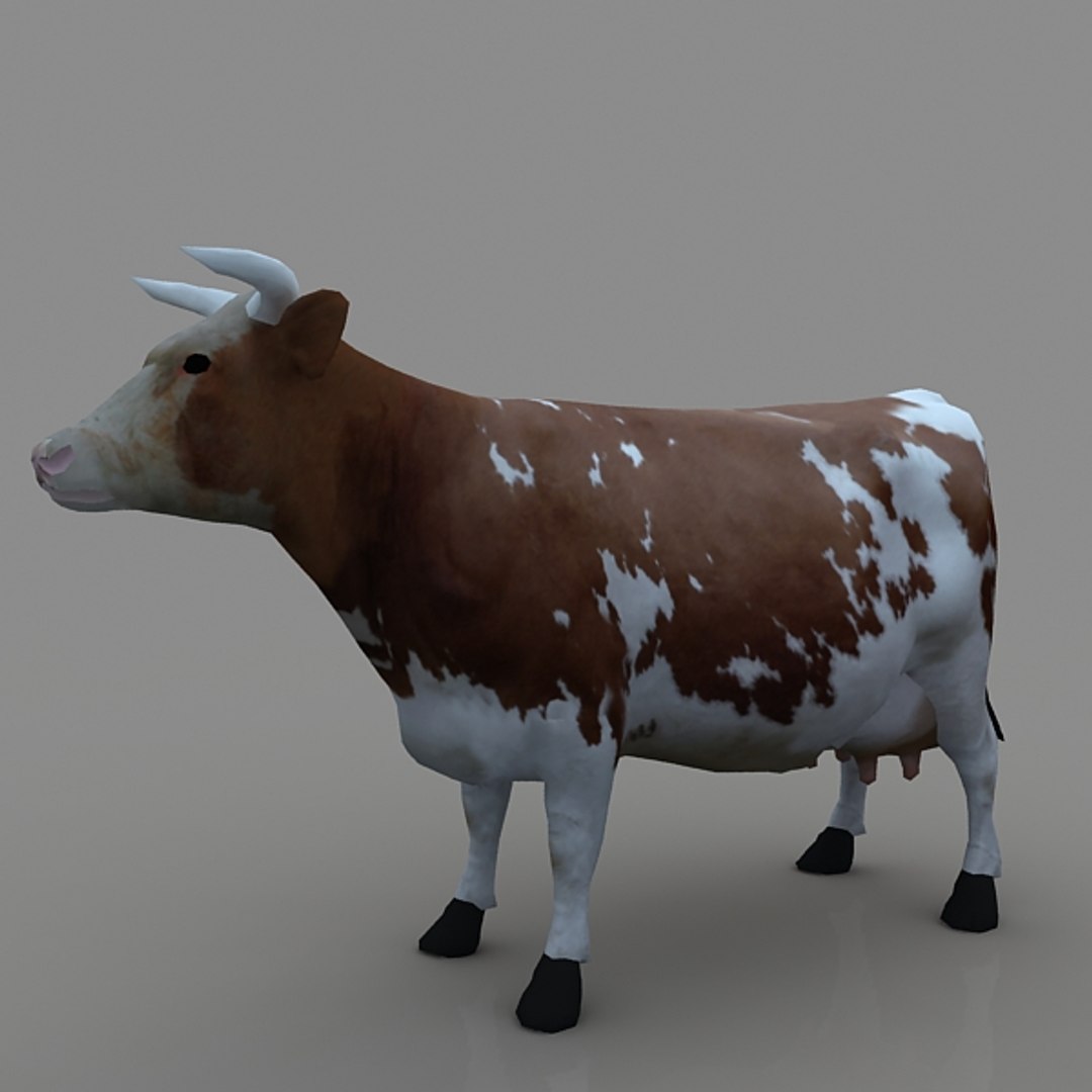 3d model cow