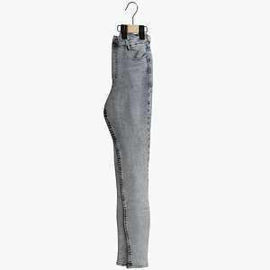 3D realistic jeans hanger 3 model