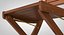 classic wooden garden bistro 3D model