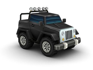 Cartoon jeep