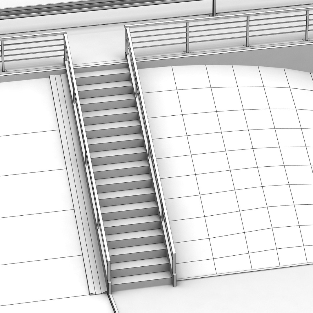 3d model of arch bridge