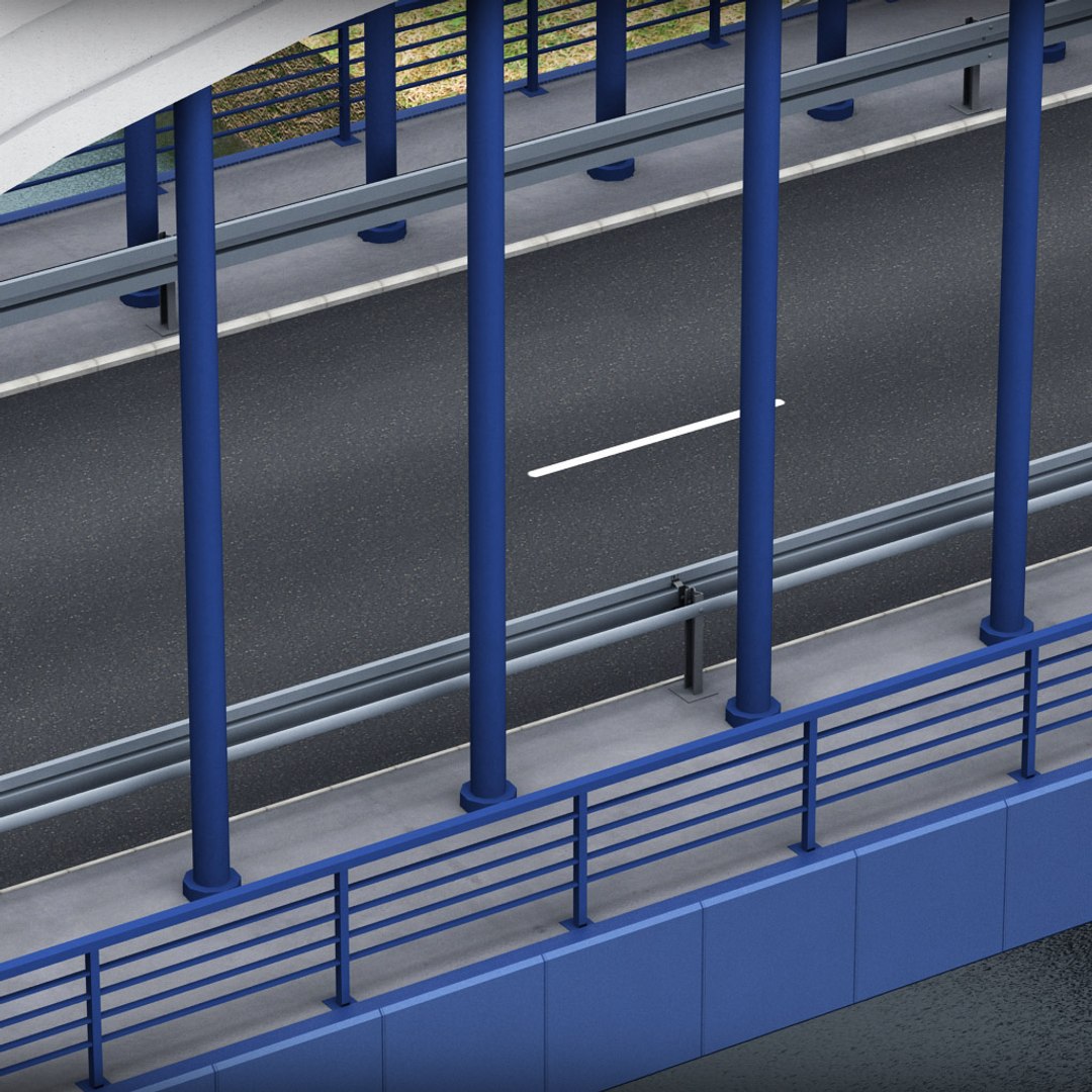 3d model of arch bridge