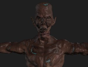 zombie orc 3D model