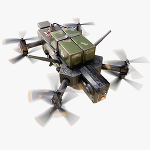 UAV Kamikaze Drone 3D model