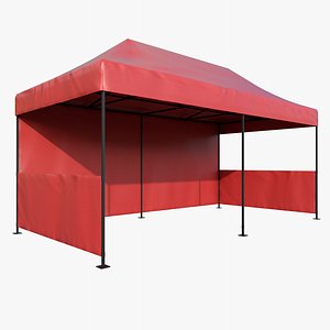 3D Tent 40 with PBR 4K