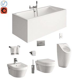 3D toilet villeroy boch