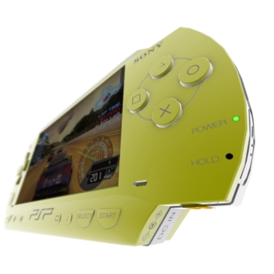 Sony Psp Console 3d Model