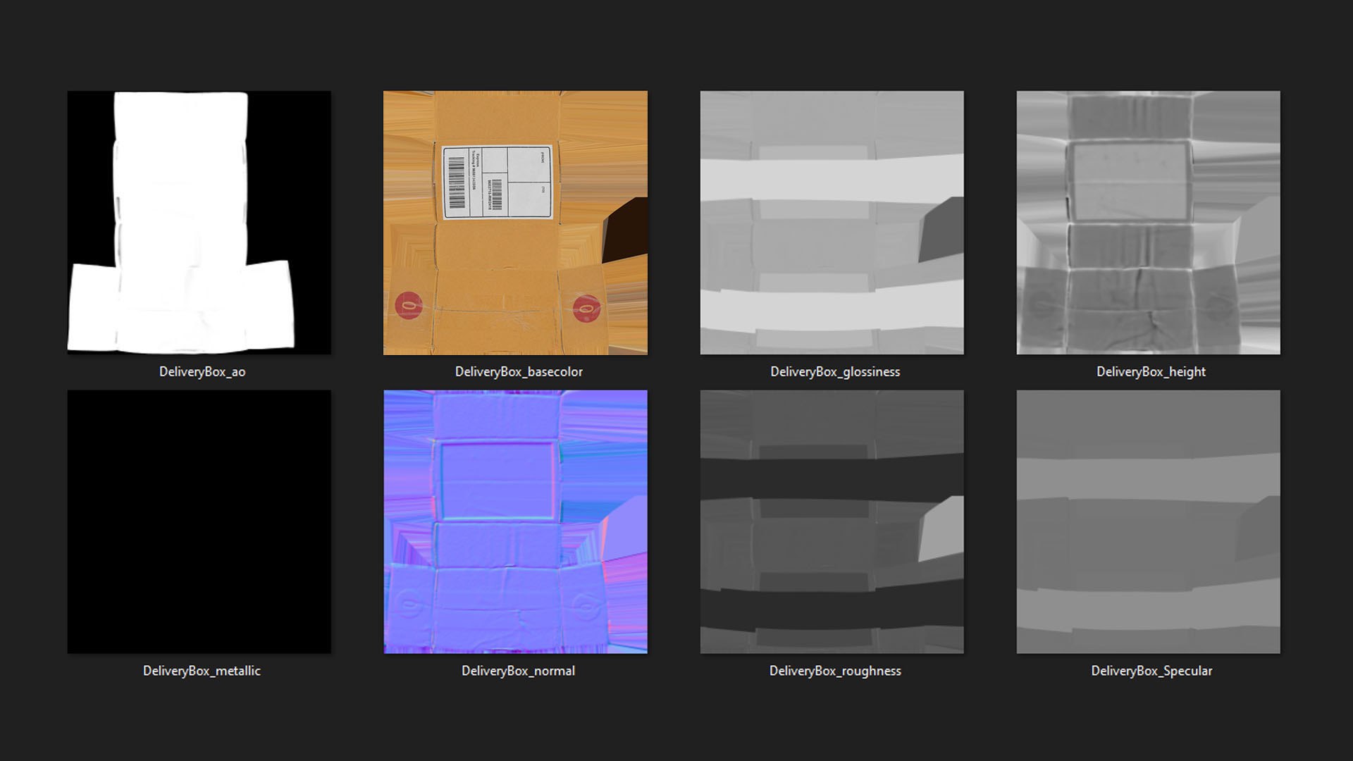 3D Model Delivery Box - TurboSquid 2134110