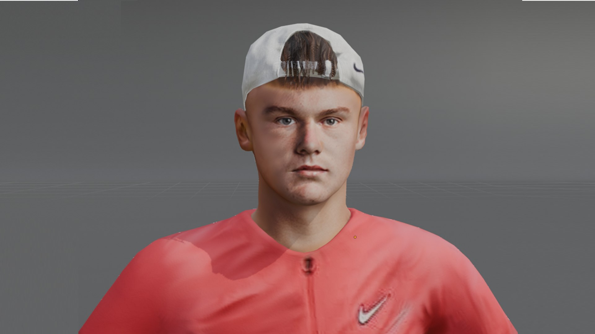 3D Model Of A Tennis Champion Holger Rune Model - TurboSquid 2419709