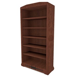 3d model bookcase ready