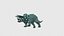 Triceratops de dinosaurio