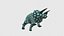 Triceratops de dinosaurio