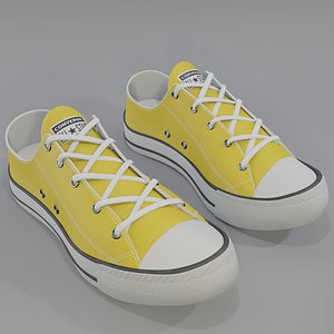 Conver All Stars Low Yellow 3D model
