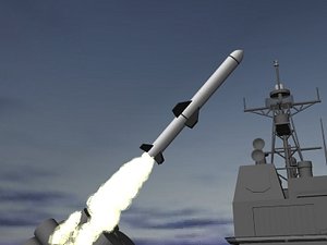 3ds max navy harpoon missile