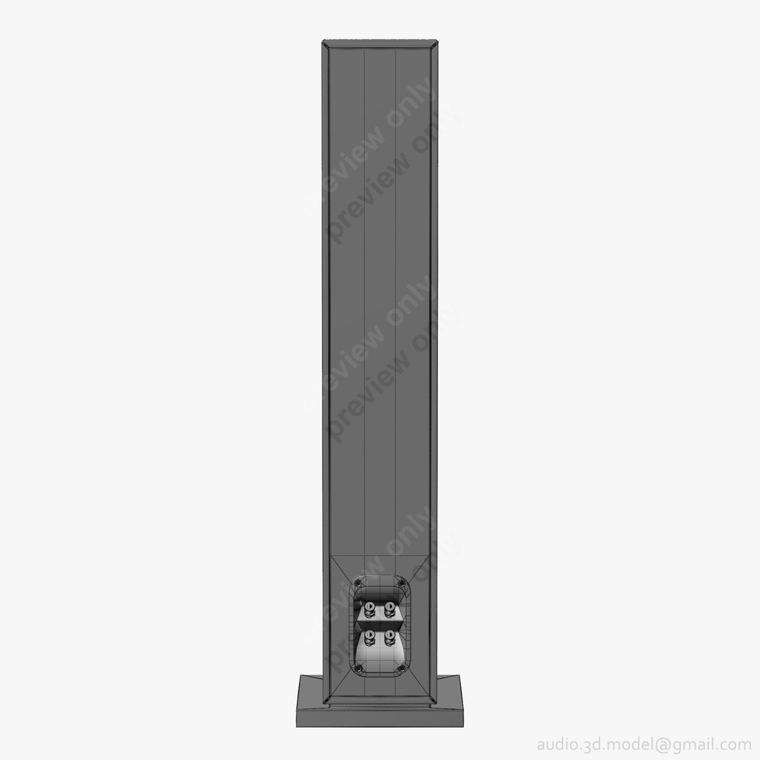 Floorstanding Bowers Wilkins 684 3d Model