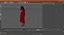 Pose de pie de mujer con vestido de graduación de piel oscura