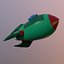 rocket 3D model