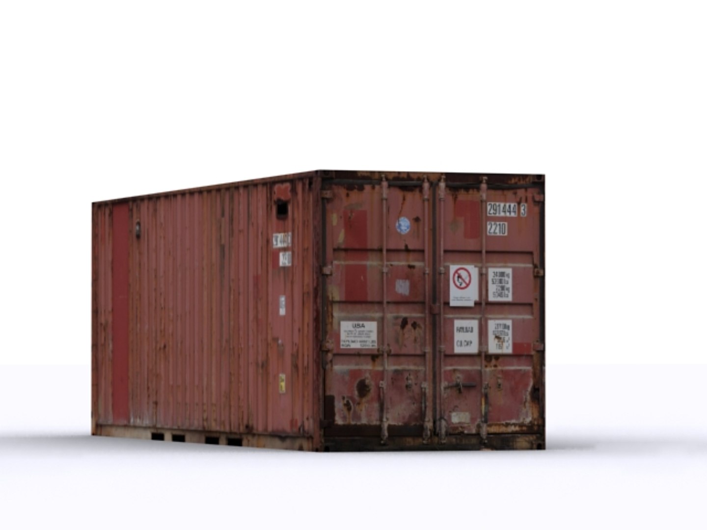 Ship Container 3d 3ds