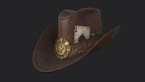 3D model cowboy hat