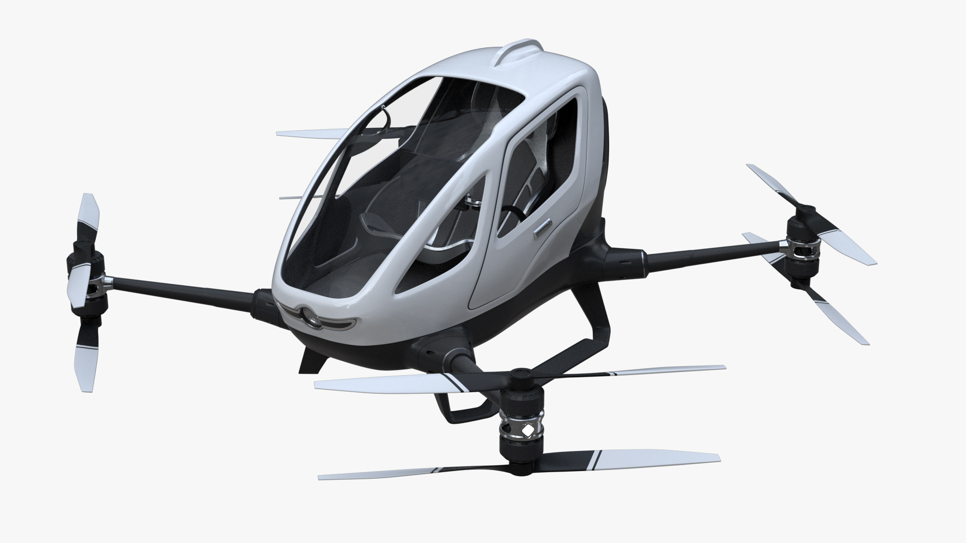 Ehang Single Passenger Aerial 3D Model - TurboSquid 1575414