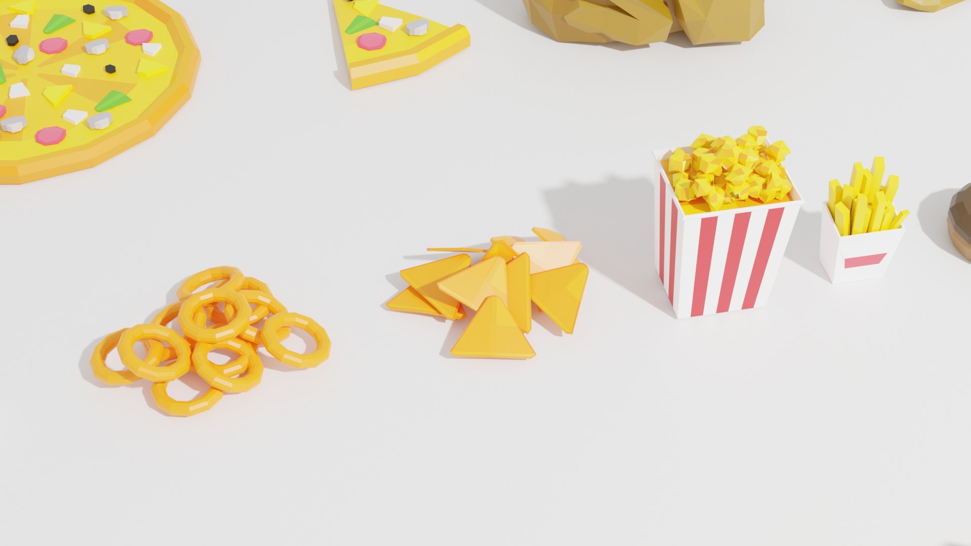 Fast Food Pack 3D model - TurboSquid 1935084