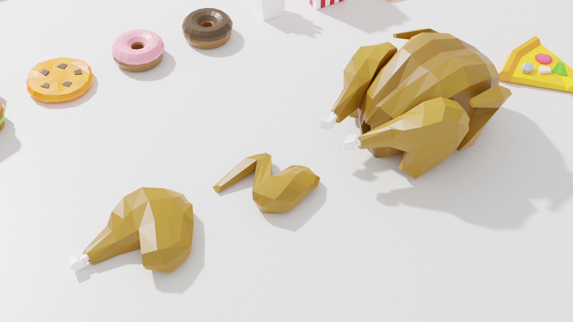 Fast Food Pack 3D model - TurboSquid 1935084