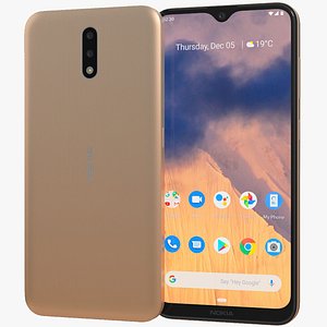 realistic nokia 2 3 3D model
