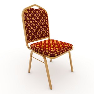 3D model Banquet Chair 05