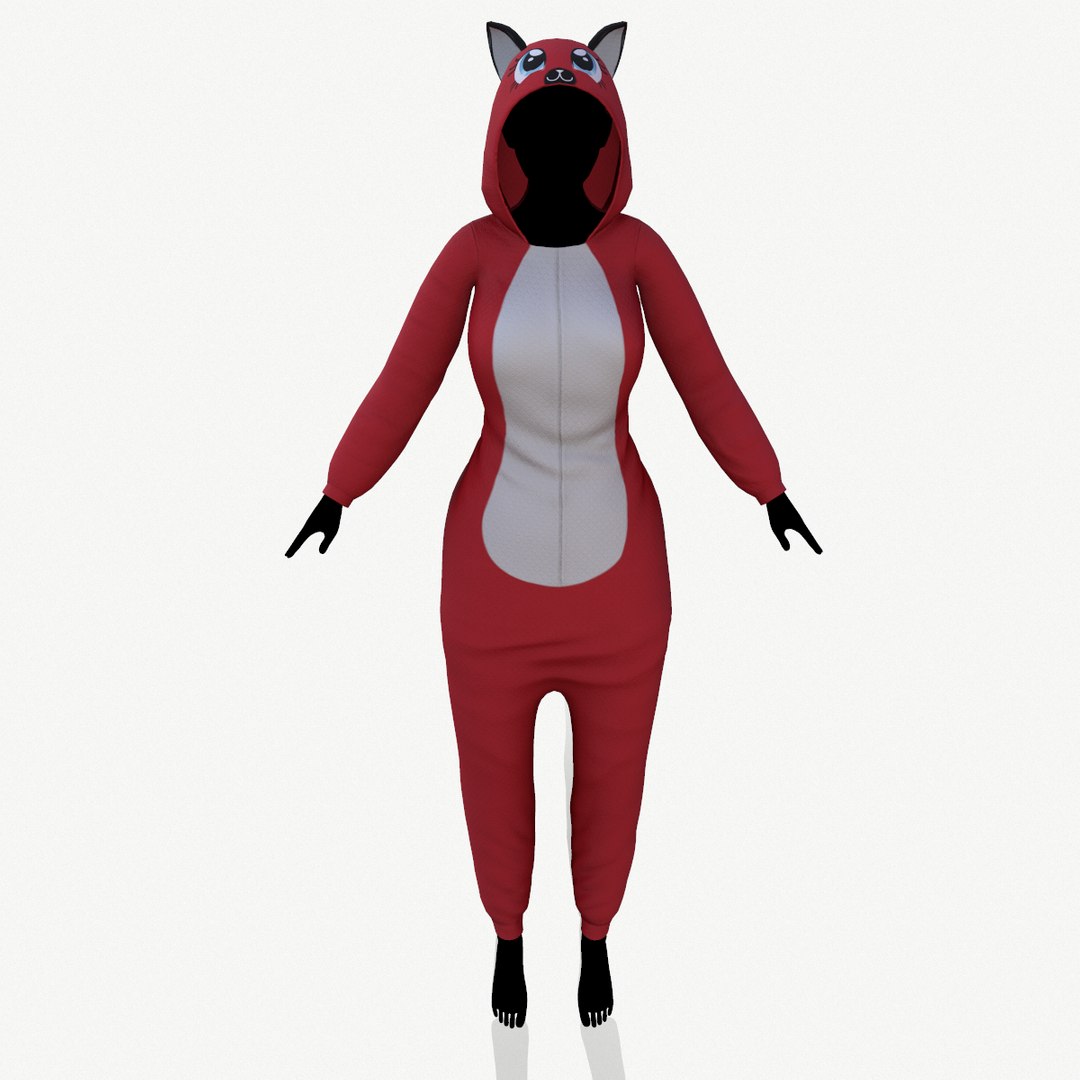kigurumi 猫 33d模型