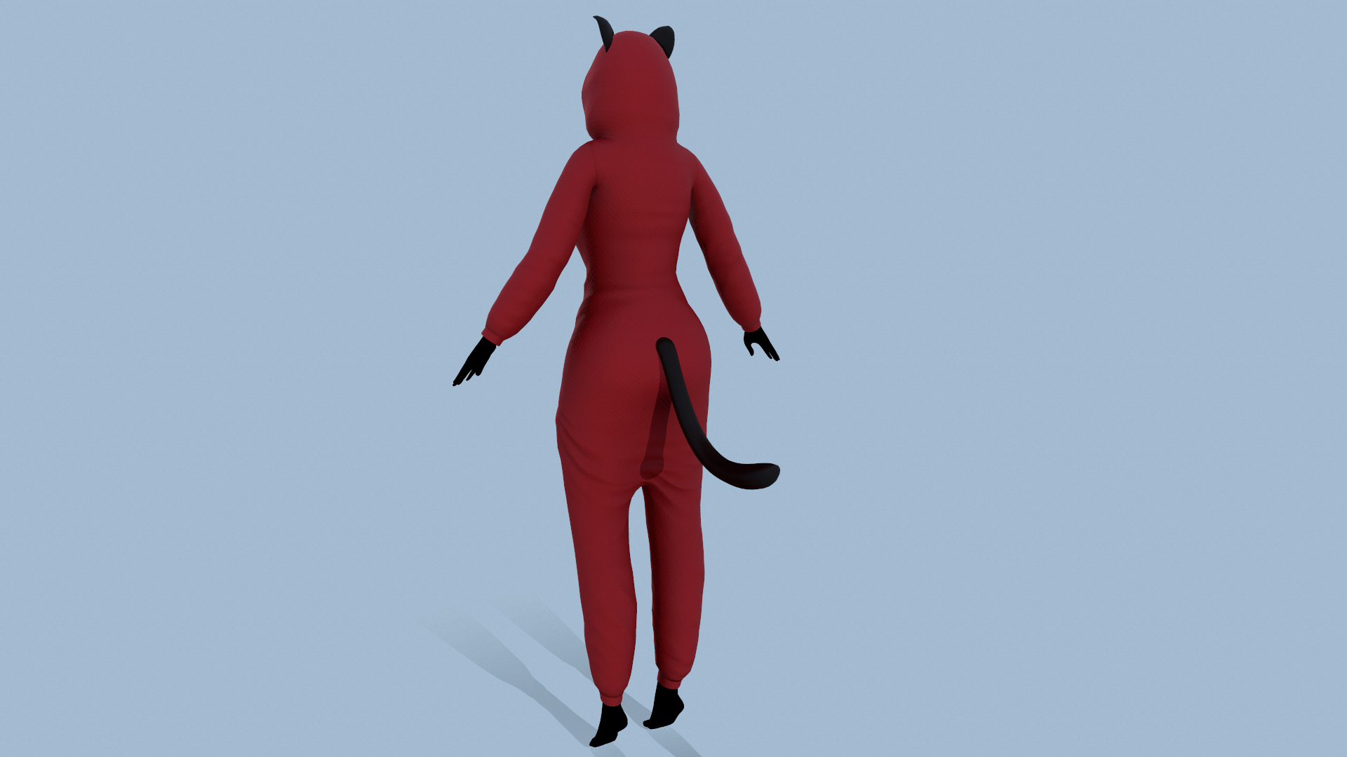 kigurumi 猫 33d模型
