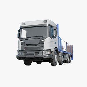 Generic truck 2 low poly
